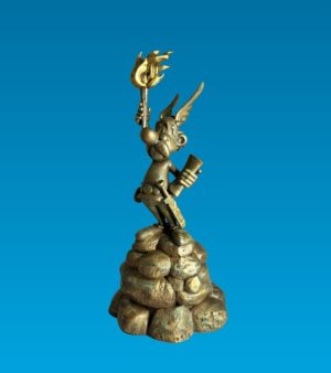 Figurine Pixi Bronze Astérix : La Liberté Éclairant le Monde