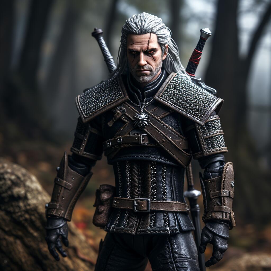 Figurine de Gerald de Riv The witcher