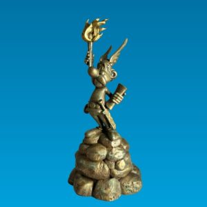 Figurine Pixi Bronze Astérix : La Liberté Éclairant le Monde