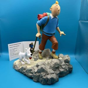 Tintin randonneur figurine en résine 4700