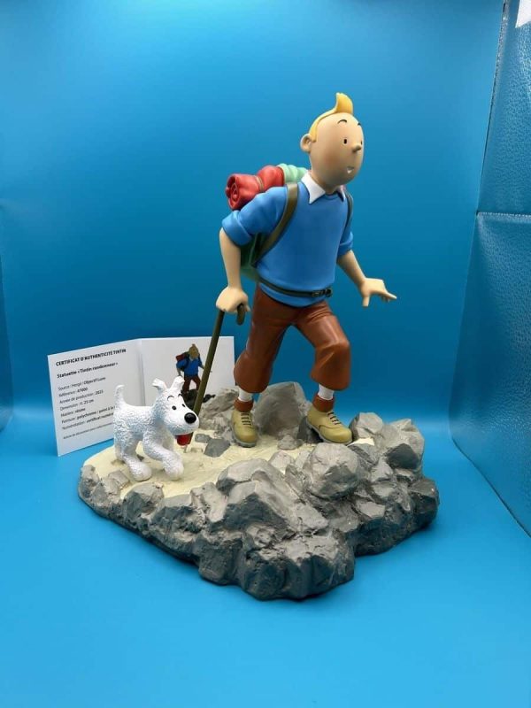 figurine tintin randonneur